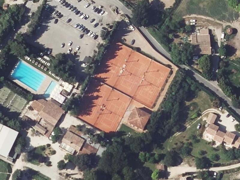 Vue aérienne de Centre de Ligue de Tennis Provence