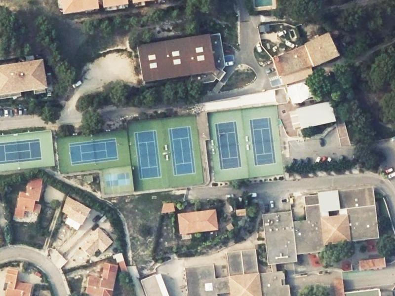 Vue aérienne de Complexe Sportif de la Bastide Bertin