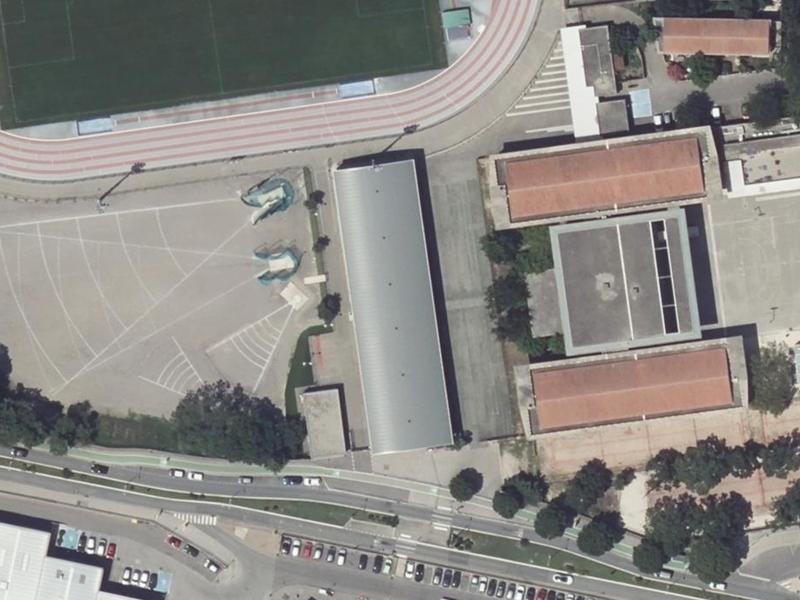 Vue aérienne de Complexe Sportif du Centre Ville