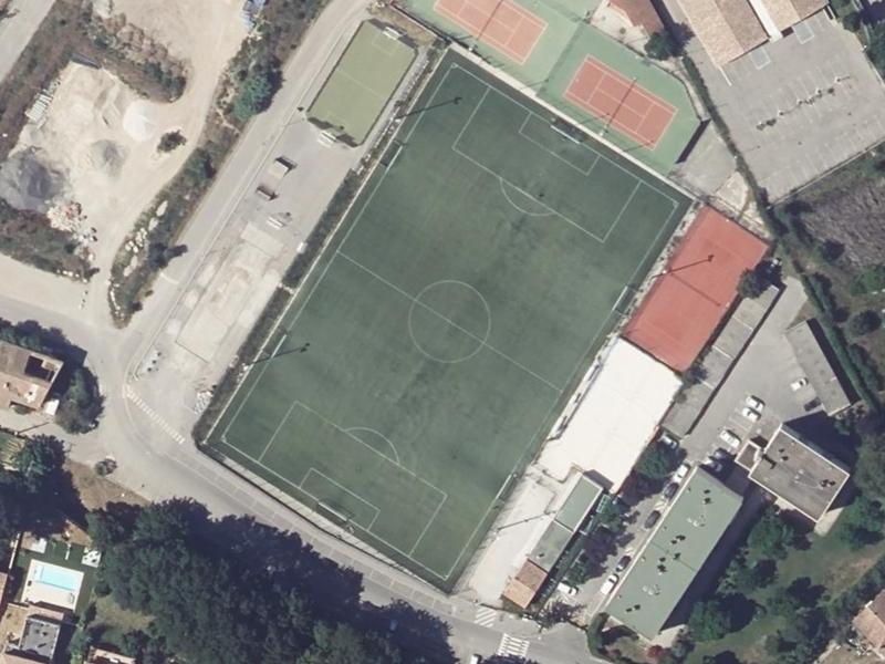 Vue aérienne de Complexe Sportif
