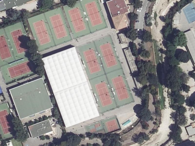 Vue aérienne de Complexe Sportif René Magnac
