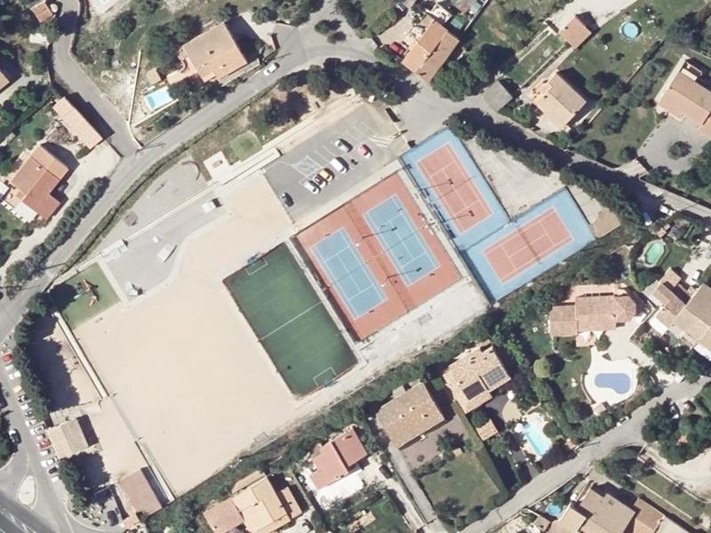 Vue aérienne de Complexe Sportif