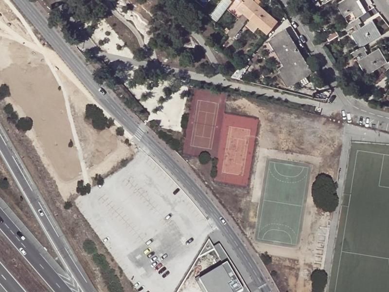 Vue aérienne de Tennis Club de Vitrolles (TCV)