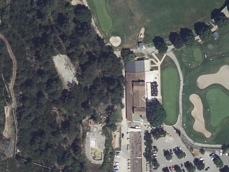 Vue aérienne de Golf Country Club de la Salette