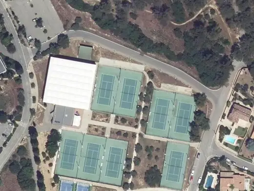 Vue aérienne de Tennis (Padel) Club de Martigues à Martigues (photographie aérienne IGN)
