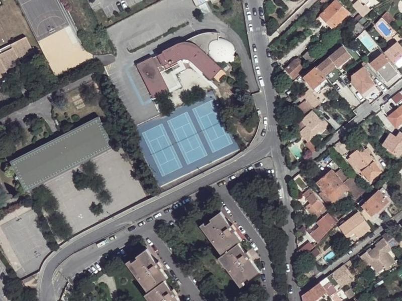 Vue aérienne de MJC Maison des Jeunes