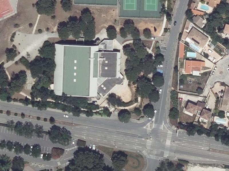 Vue aérienne de Parc des Sports Julien Olive