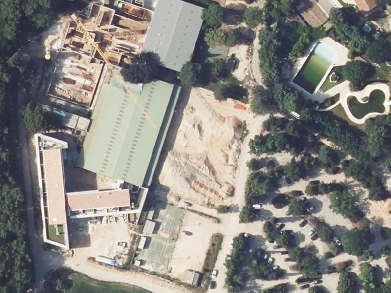 Vue aérienne de Set Club