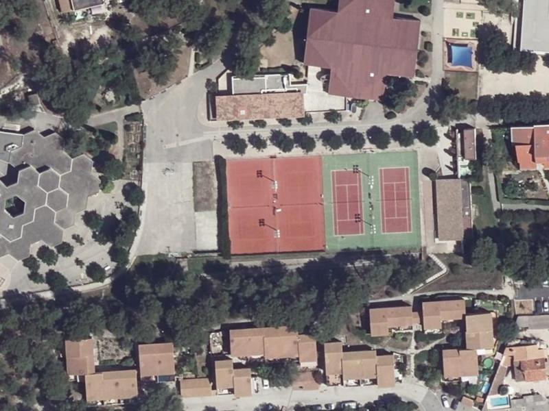 Vue aérienne de Site Sportif
