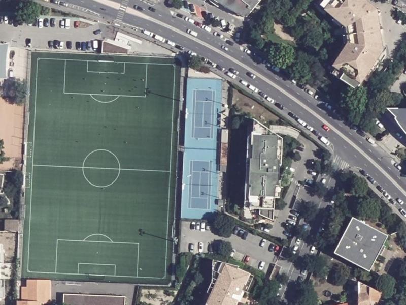 Vue aérienne de Stade de Bonneveine Antoine Terrades