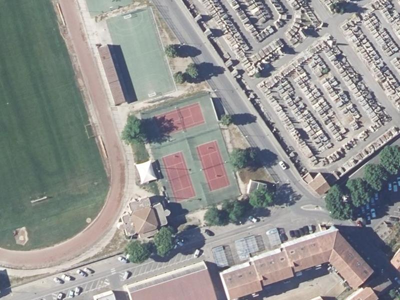 Vue aérienne de Stade de la Provencale