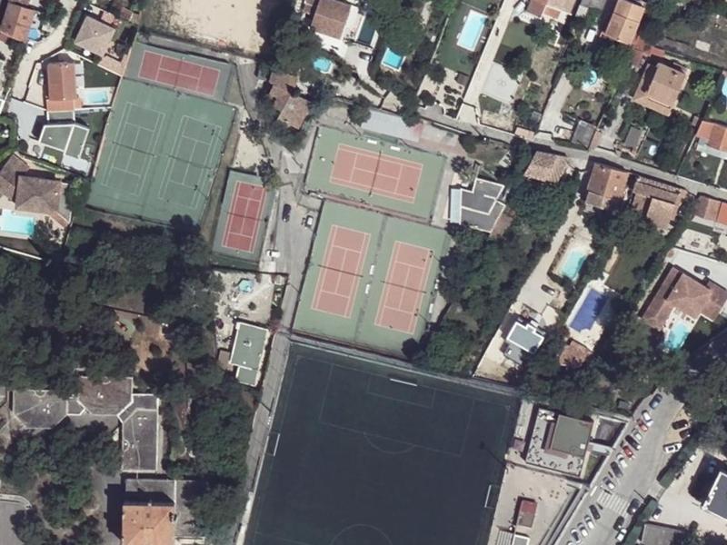 Vue aérienne de Stade Esperanza