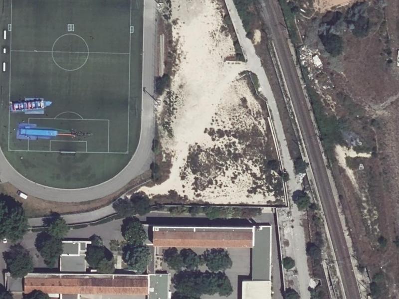 Vue aérienne de Stade Georges Philibert