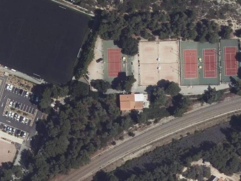 Vue aérienne de Tennis Club de Carry-le-Rouet