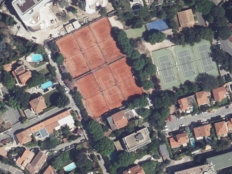 Vue aérienne de Tennis Club de Marseille