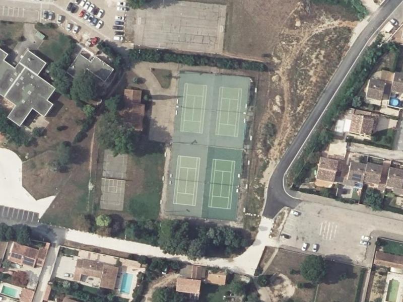 Vue aérienne de Tennis Club Raphelois