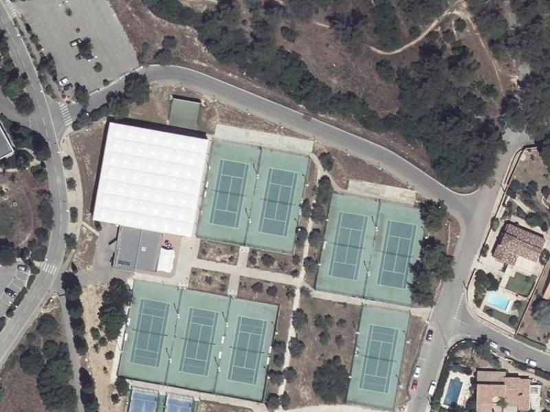 Vue aérienne de Tennis (Padel) Club de Martigues