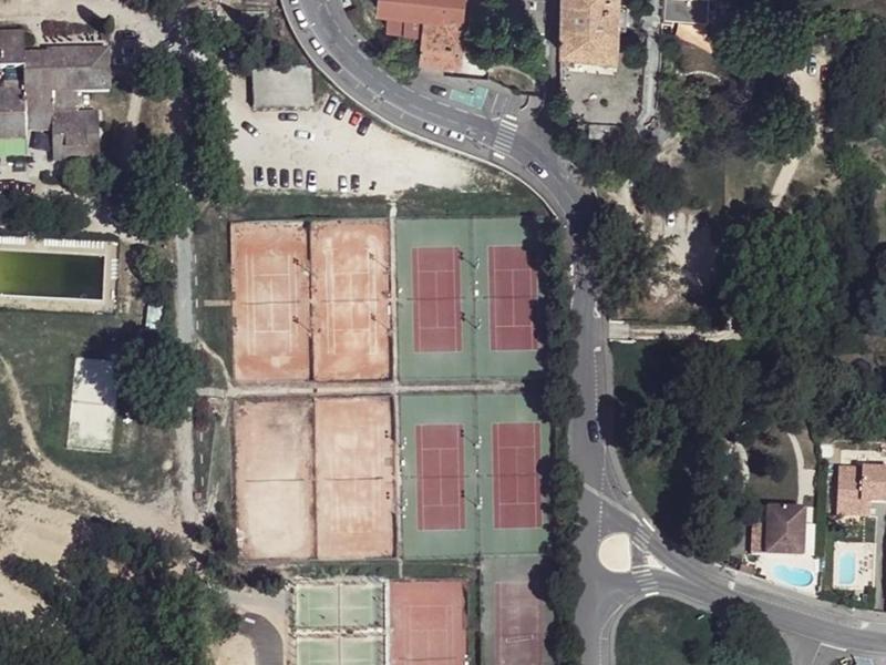 Vue aérienne de Padel Marseille